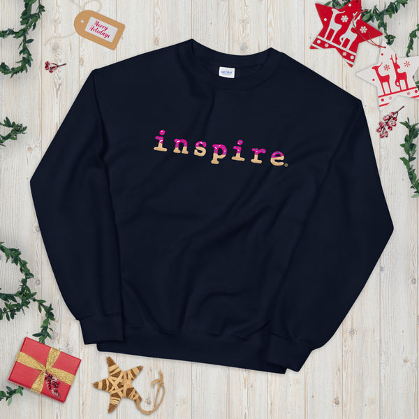 inspire Pink Doughnut Unisex Sweatshirt