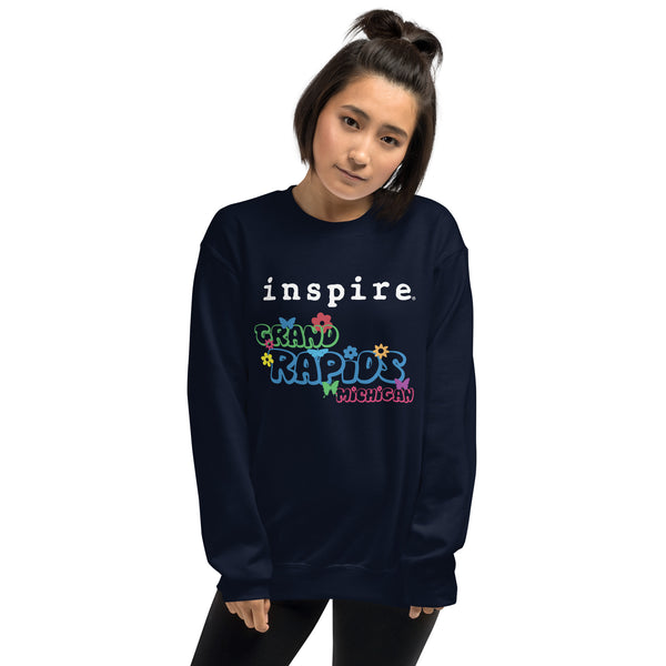 inspire Grand Rapids Colorful Unisex Crewneck