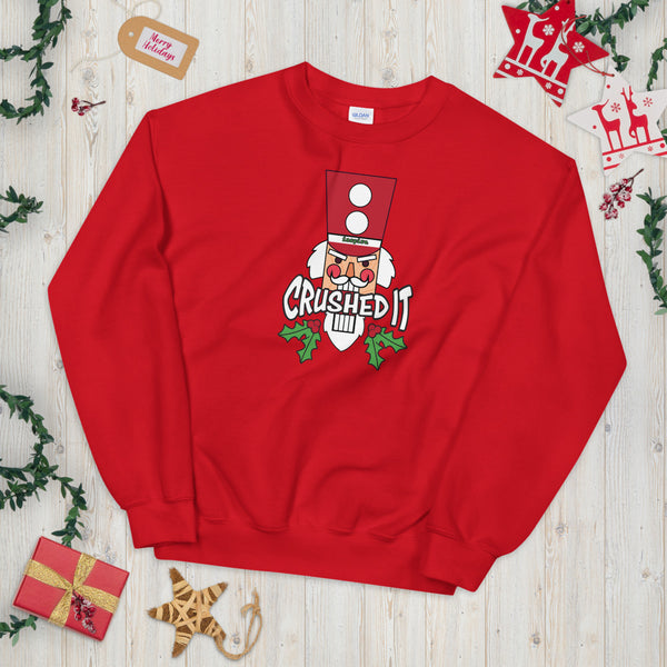 inspire Nutcracker Crushed It Christmas Unisex Crewneck