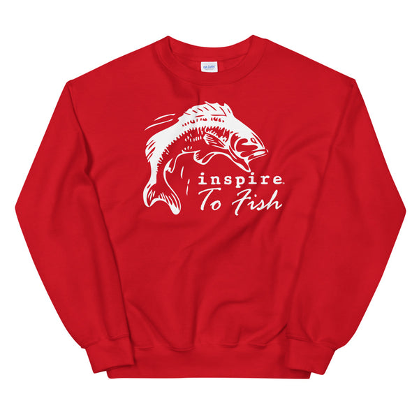inspire Born To Fish Unisex Crewneck