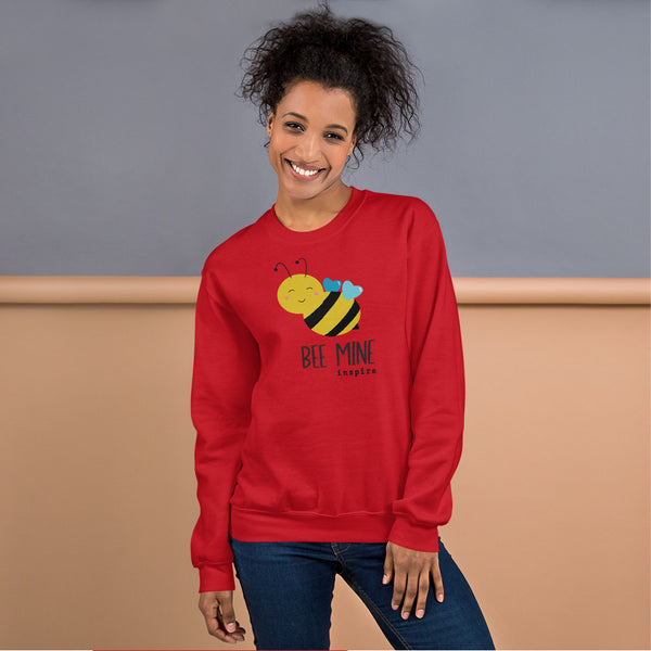 inspire Heart Bee Mine Unisex Crewneck