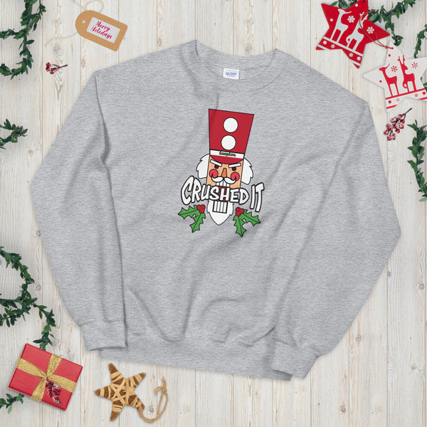 inspire Nutcracker Crushed It Christmas Unisex Crewneck