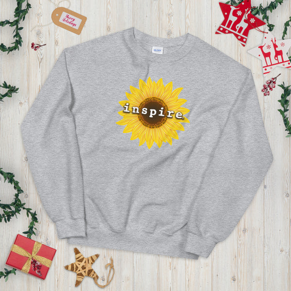 inspire Sunflower Unisex Crewneck
