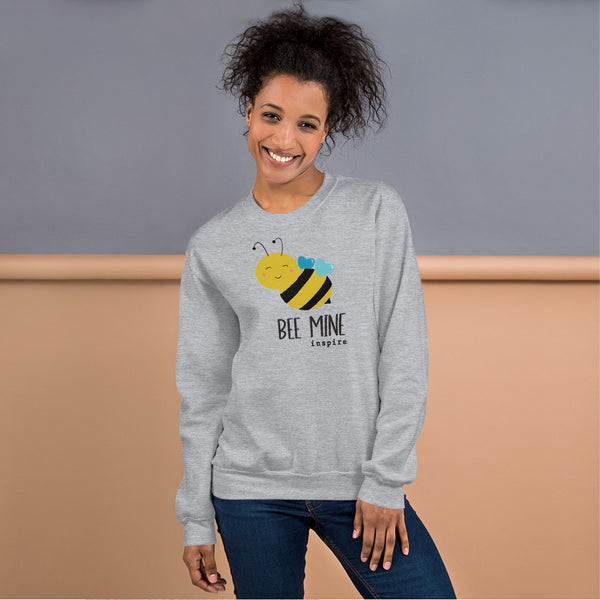 inspire Heart Bee Mine Unisex Crewneck