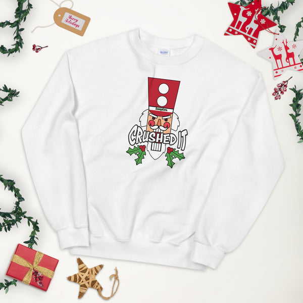inspire Nutcracker Crushed It Christmas Unisex Crewneck