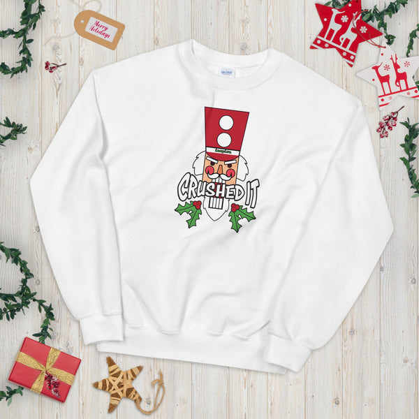inspire Nutcracker Crushed It Christmas Unisex Crewneck