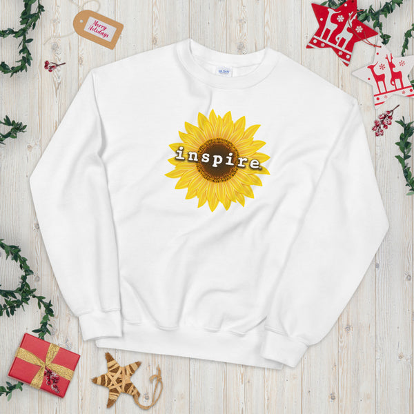 inspire Sunflower Unisex Crewneck