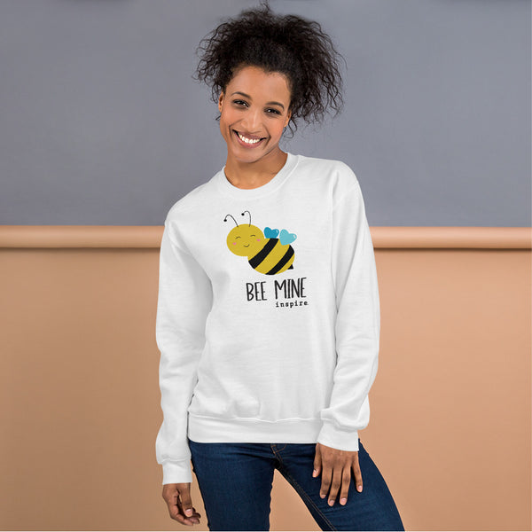 inspire Heart Bee Mine Unisex Crewneck