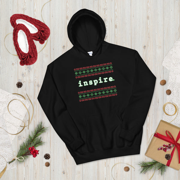 inspire Ugly Christmas Holiday Themed Unisex Hoodie