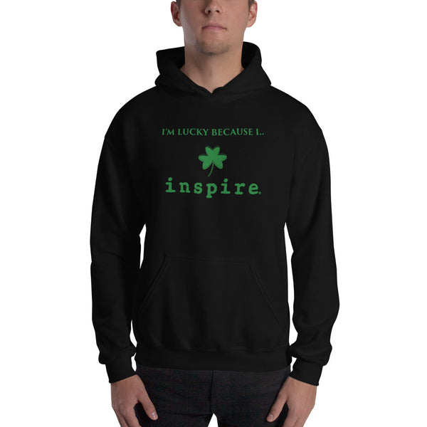I'm Lucky Because I inspire Unisex Hoodie