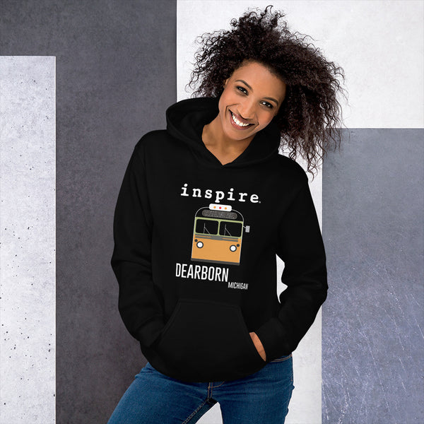inspire Dearborn Bus Unisex Hoodie