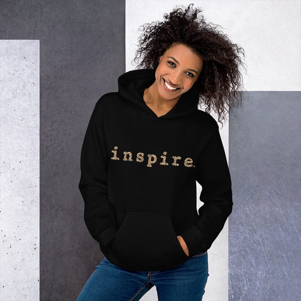 inspire Cheetah Print Unisex Hoodie