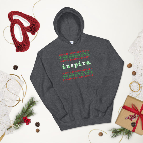 inspire Ugly Christmas Holiday Themed Unisex Hoodie