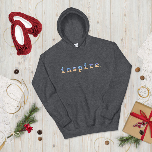 inspire Blue Doughnut Unisex Hoodie