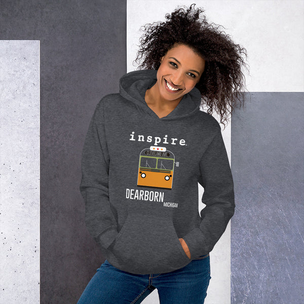 inspire Dearborn Bus Unisex Hoodie
