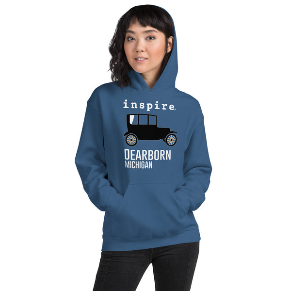 inspire Dearborn Car Unisex Hoodie