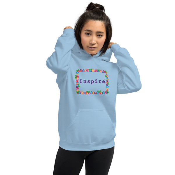 inspire Spring Flowers Unisex Hoodie