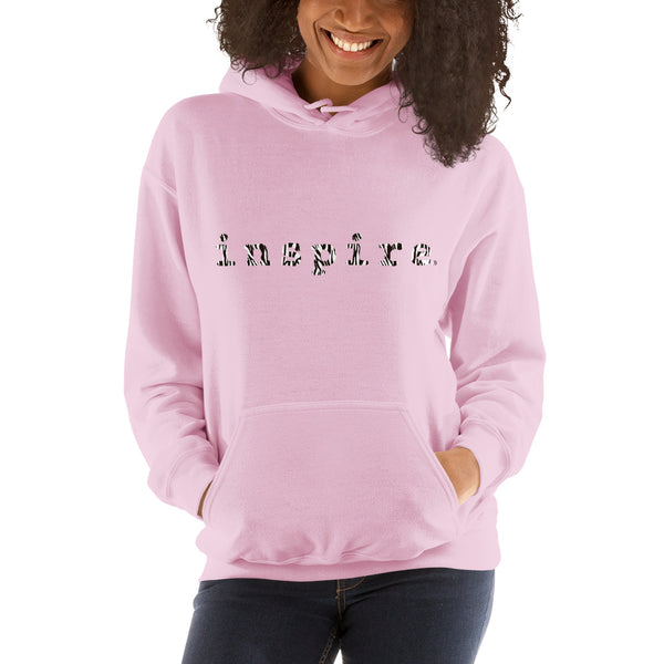 inspire Zebra Print Unisex Hoodie