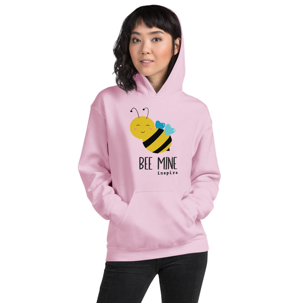 inspire Heart Bee Mine Unisex Hoodie