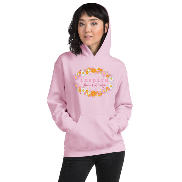 inspire Flower Child Within Unisex Hoodie