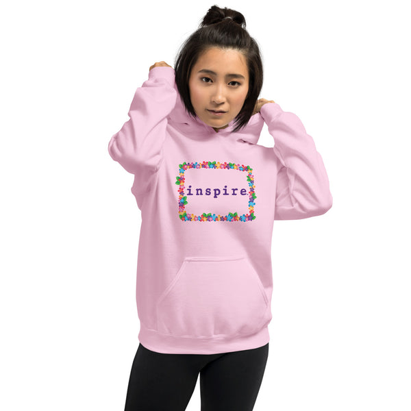 inspire Spring Flowers Unisex Hoodie