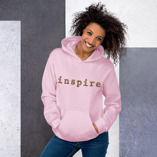 inspire Cheetah Print Unisex Hoodie