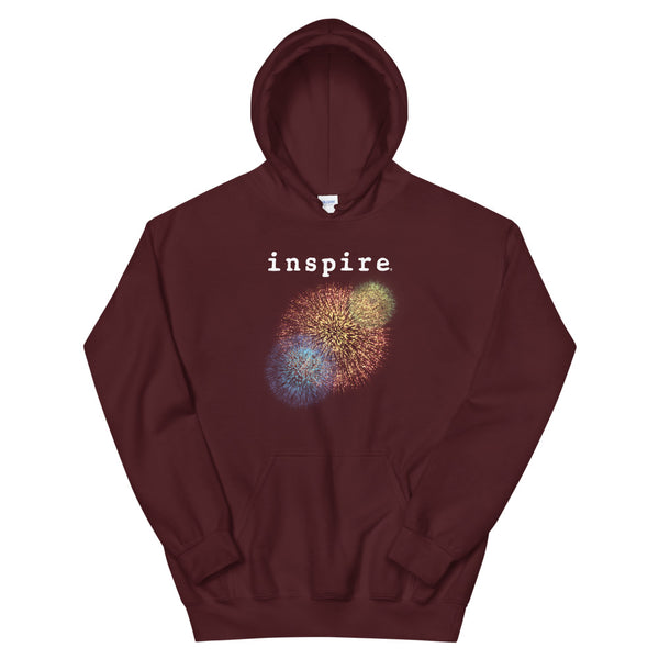 inspire Firework Unisex Hoodie