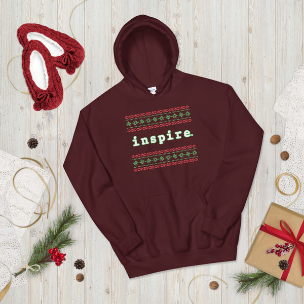 inspire Ugly Christmas Holiday Themed Unisex Hoodie