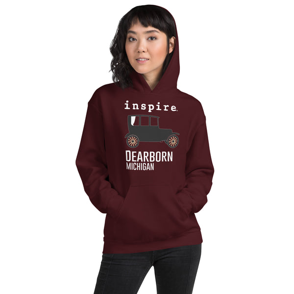 inspire Dearborn Car Unisex Hoodie