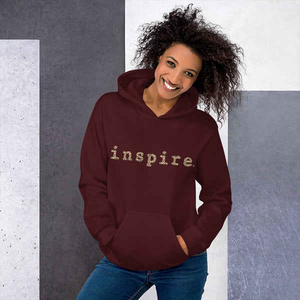 inspire Cheetah Print Unisex Hoodie