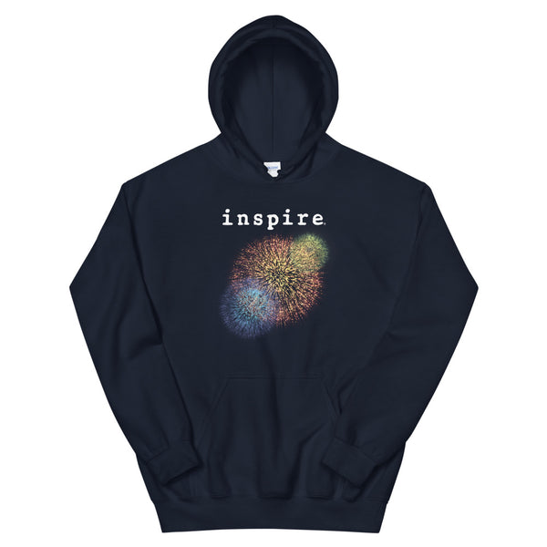 inspire Firework Unisex Hoodie