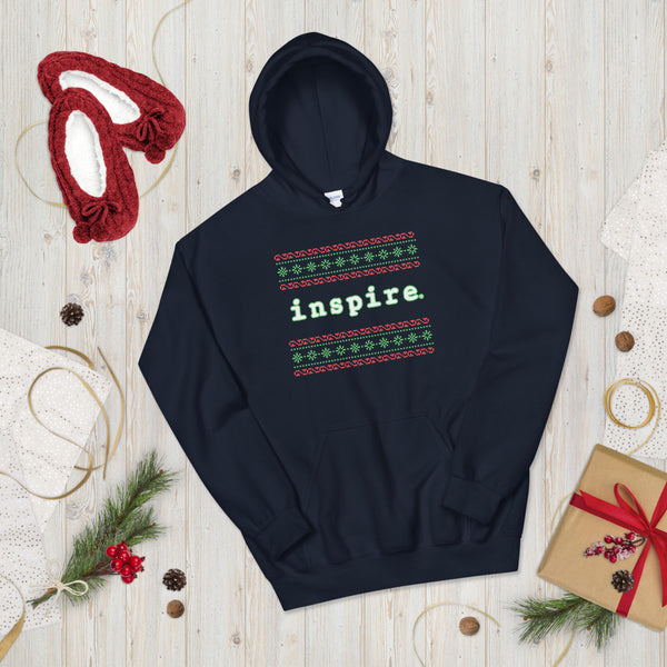 inspire Ugly Christmas Holiday Themed Unisex Hoodie