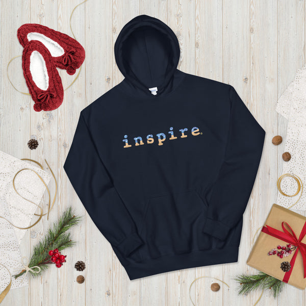 inspire Blue Doughnut Unisex Hoodie