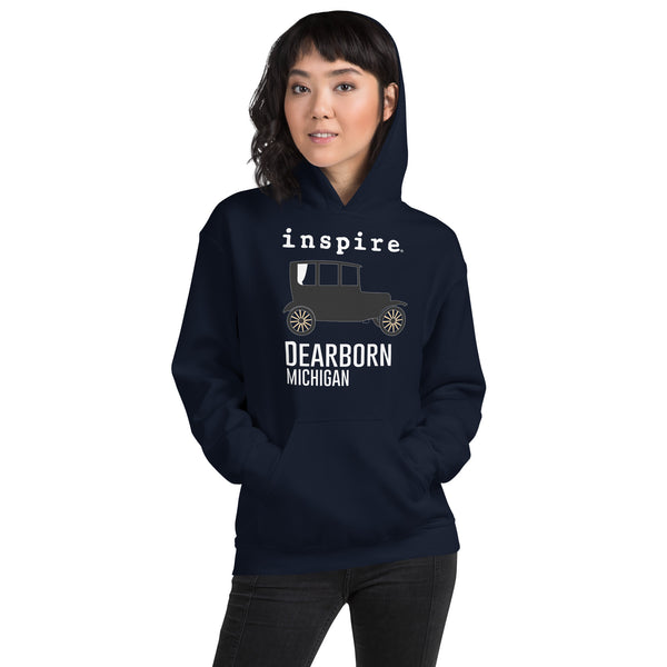 inspire Dearborn Car Unisex Hoodie