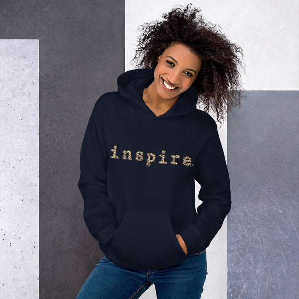 inspire Cheetah Print Unisex Hoodie