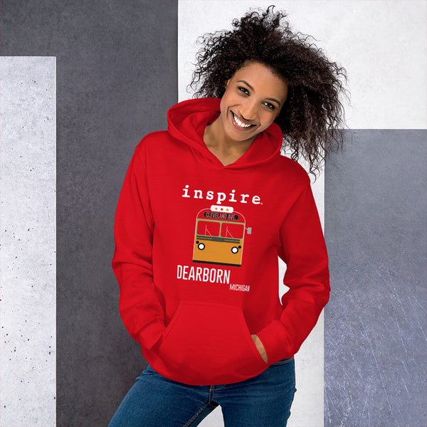 inspire Dearborn Bus Unisex Hoodie