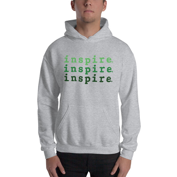 inspire Tri Green Unisex Hoodie