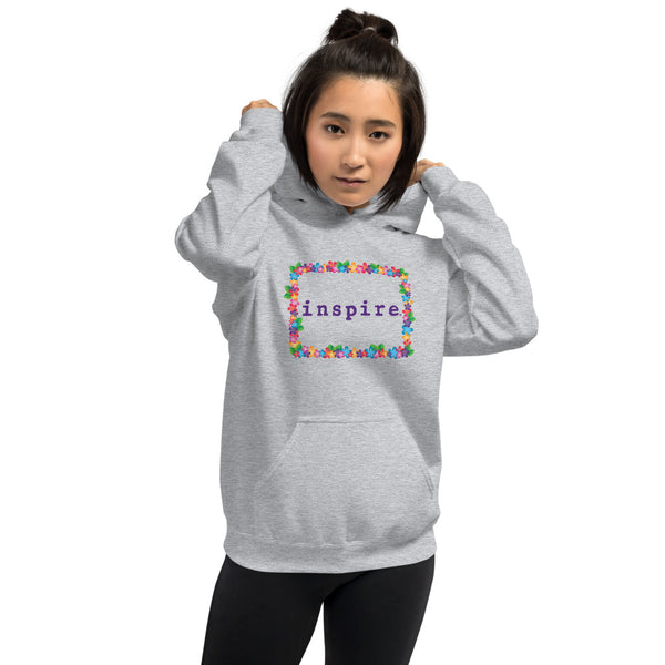 inspire Spring Flowers Unisex Hoodie