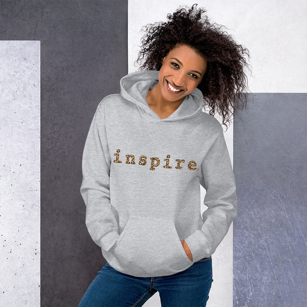 inspire Cheetah Print Unisex Hoodie
