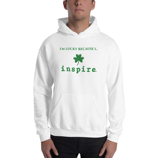 I'm Lucky Because I inspire Unisex Hoodie