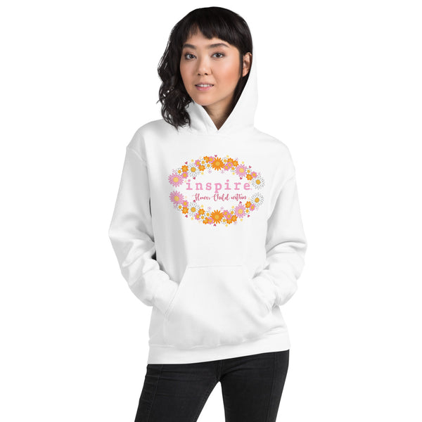 inspire Flower Child Within Unisex Hoodie