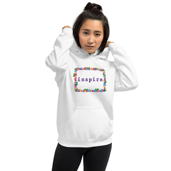 inspire Spring Flowers Unisex Hoodie