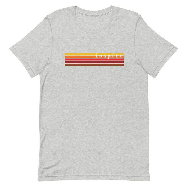 inspire Retro Stripes Short-Sleeve Unisex T-Shirt