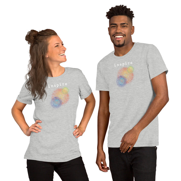 inspire Fireworks Short-Sleeve Unisex T-Shirt