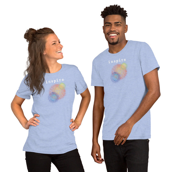 inspire Fireworks Short-Sleeve Unisex T-Shirt