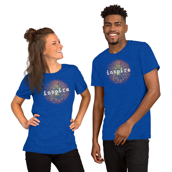 inspire Firework Short-Sleeve Unisex T-Shirt