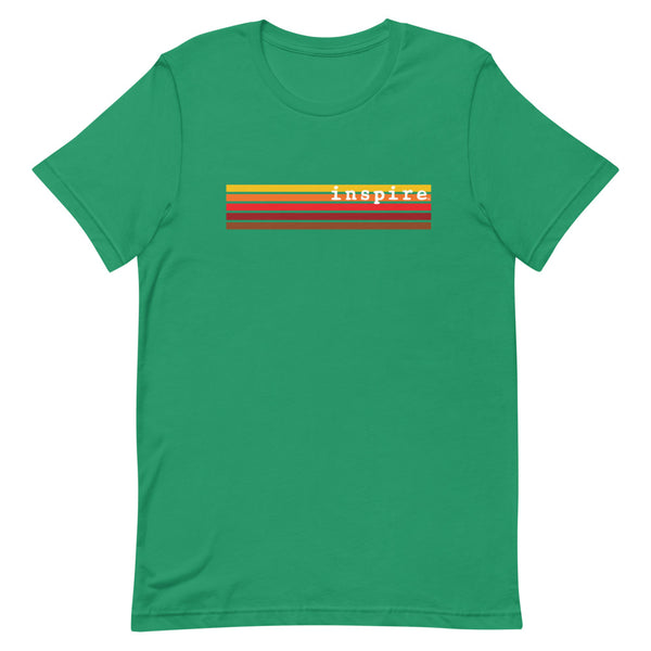 inspire Retro Stripes Short-Sleeve Unisex T-Shirt