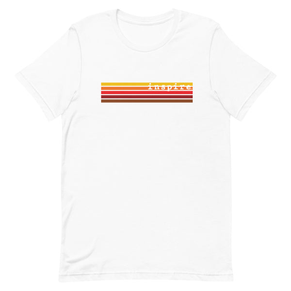 inspire Retro Stripes Short-Sleeve Unisex T-Shirt