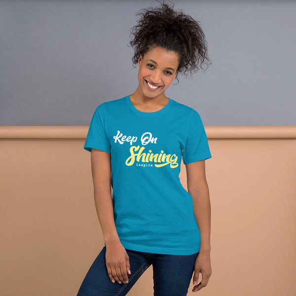 inspire Keep on Shining Unisex t-shirt