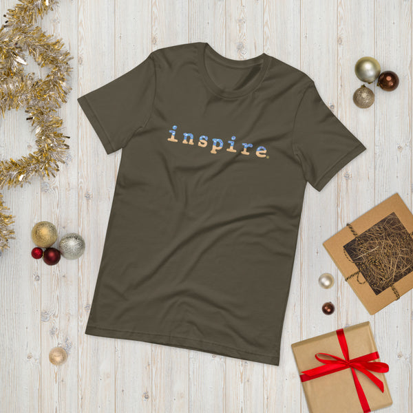 inspire Blue Doughnut Short-Sleeve Unisex T-Shirt